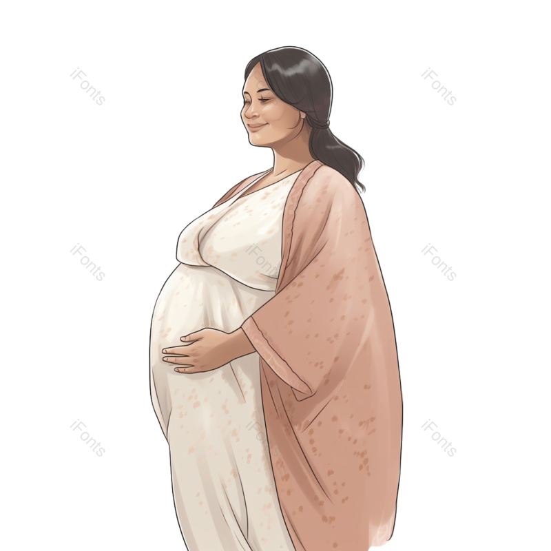 节日图片,母亲节元素,幸福PNG,女人免抠素材